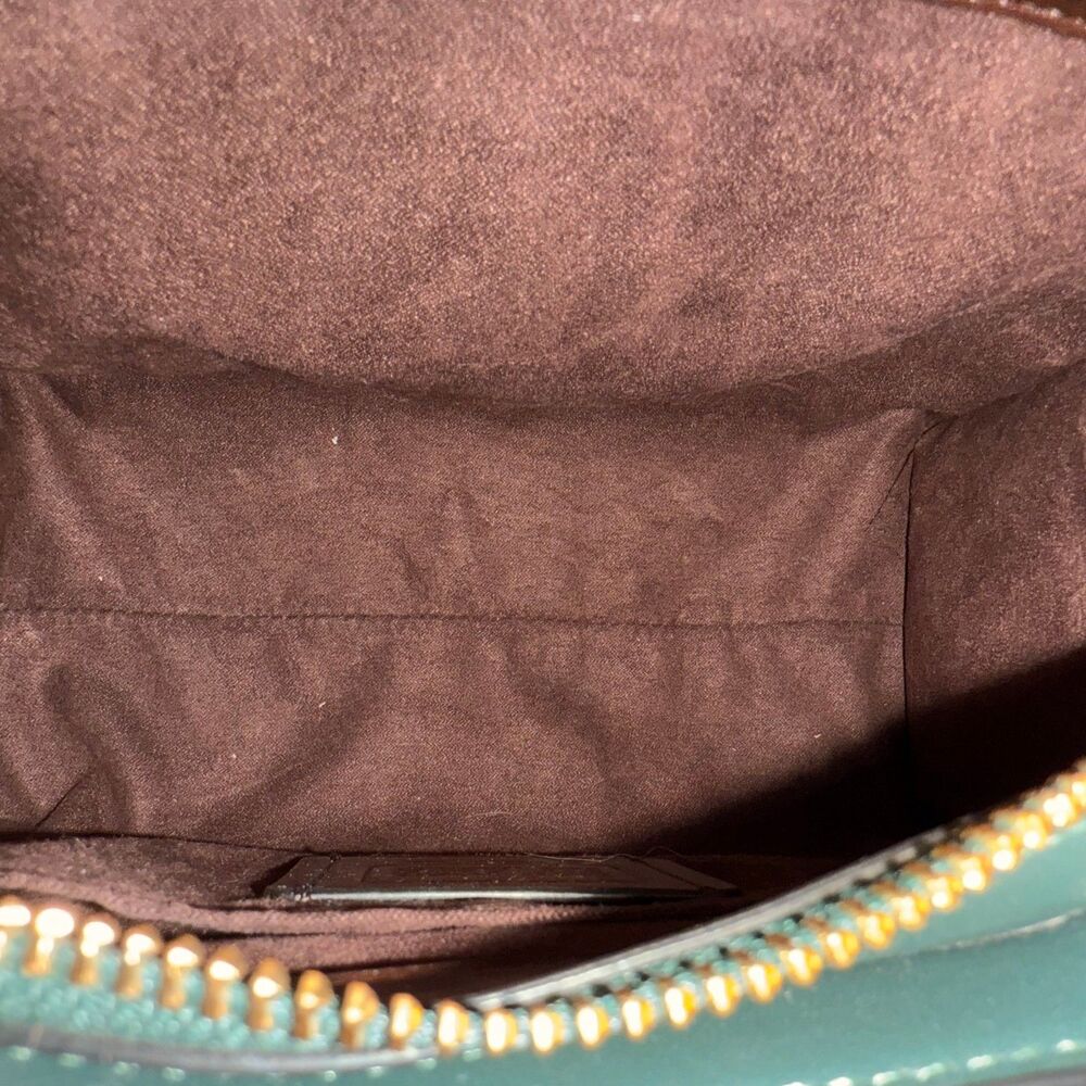 Coach Zoe Carryall Teal Leather Tote Crossbody Bag Creed G1981-F72667 - Picture 7 of 14